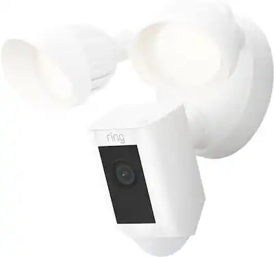 Ring - Floodlight Cam Plus Outdoor Wired 1080p Surveillance Camera