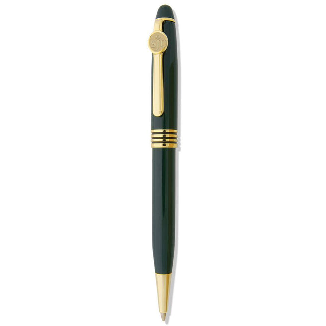 Front. Jardine - Saint Joseph's Hawks Green Ball Point Pen - Green.