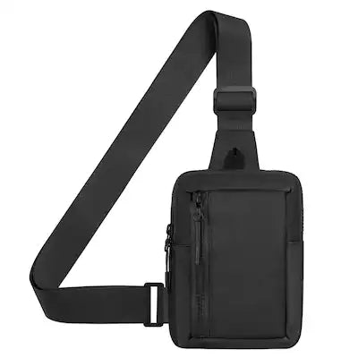 Unique Bargains - Mini Sling Bag 7.5 Inch Small Anti Theft Crossbody Sling Backpack Nylon Chest Bag Fanny Pack for Travel Running