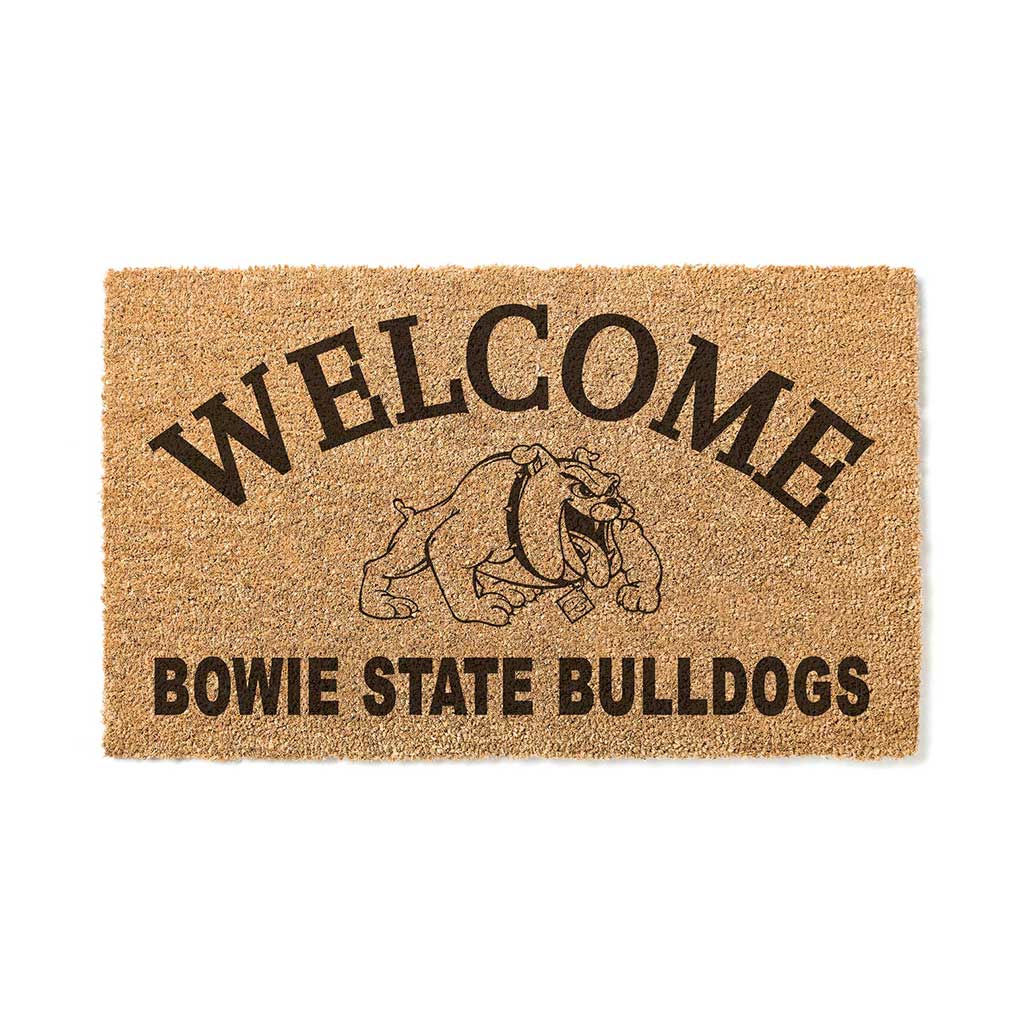 Jardine - Bowie State Bulldogs 18" x 34" Welcome Coir Doomat - Brown