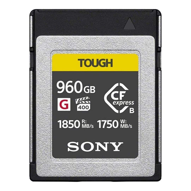 TOUGH 960 GB CF express 400  
R: 1850 MB/s  
W: 1750 MB/s  
SONY