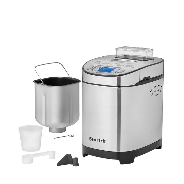 Front. Starfrit - 550-Watt Electric Bread Maker - Silver.