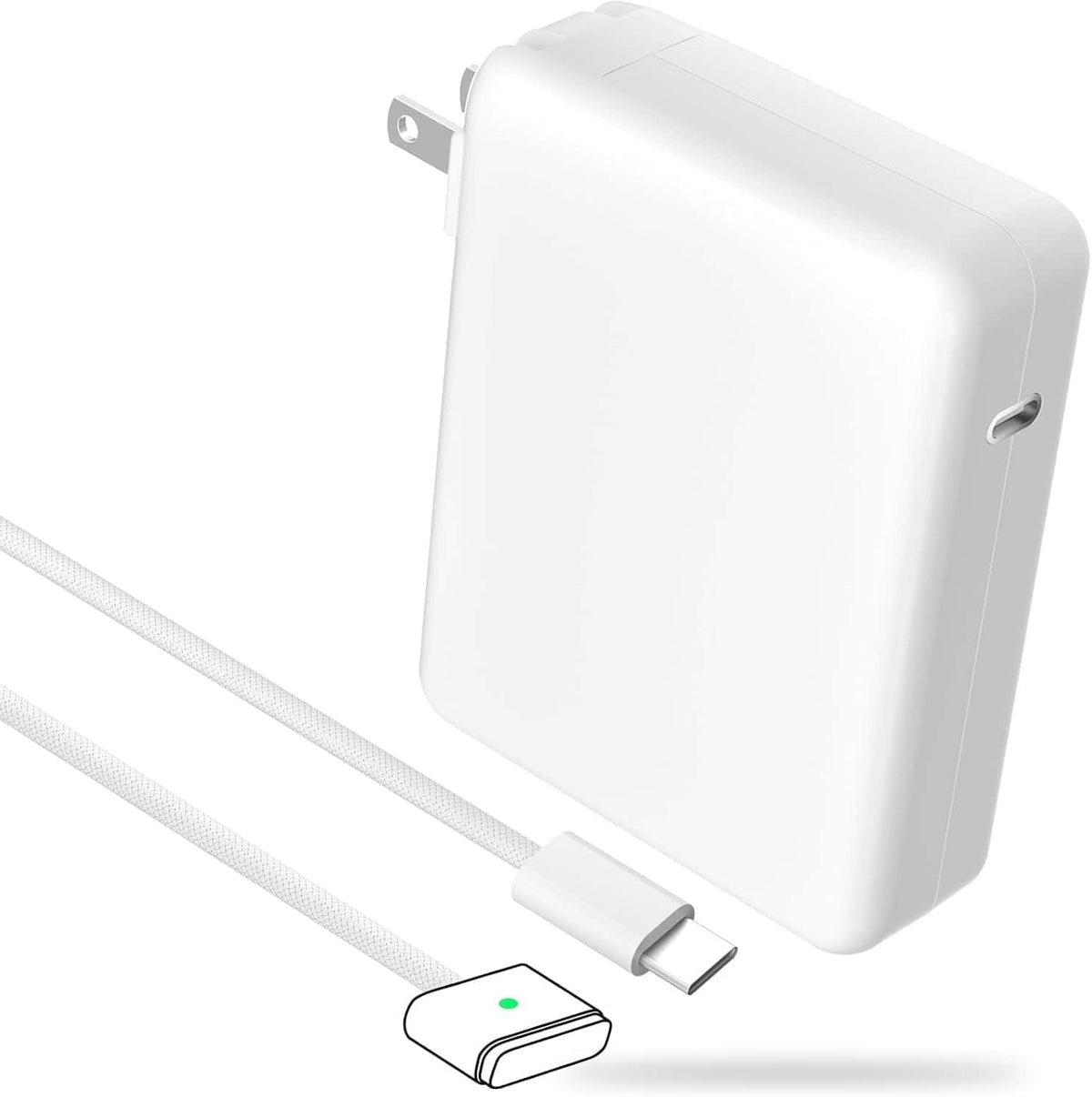 Core Tech - 140W USB-C to MagSafe 3 Charger Kit (Power Adapter + 6.6 ft Cable) for MacBook Pro 14” & 16” (2021–2025) and MacBook Air