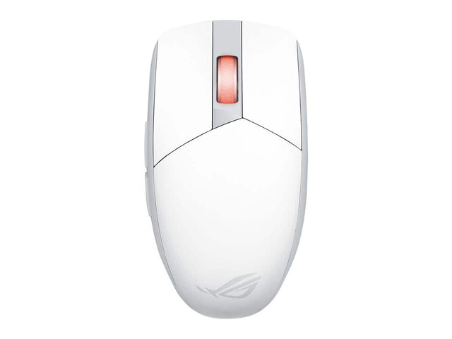 Front. ASUS - Asus ROG Strix Impact III Wireless - 57g, 36K DPI, Bluetooth/2.4GHz, 618hr Battery, Replaceable Switches, White - White.