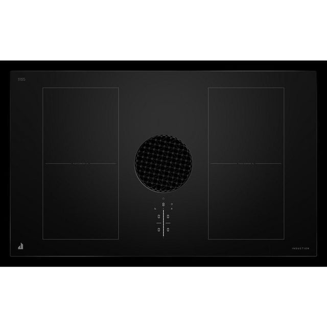 Front. JennAir - 36 in. Wide 4 Element NextGen JennAir Induction Downdraft Cooktop - Black.