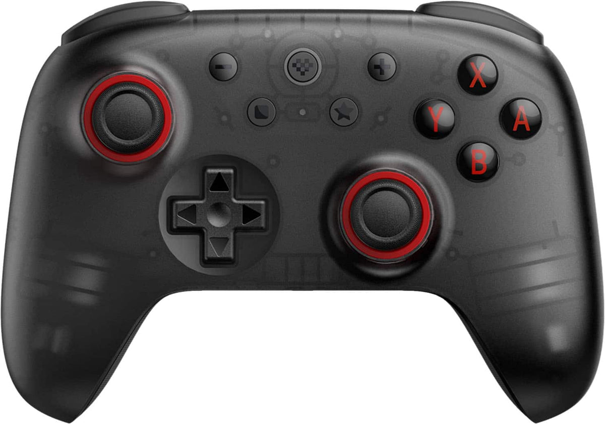 8BitDo - Ultimate 2C Bluetooth Wireless Gaming Controller for Nintendo Switch, Nintendo Switch 2 - Transparent Black
