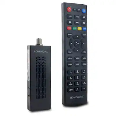Mediasonic - ATSC Digital TV Converter Box Dongle with TV Tuner, TV Recording, USB Multimedia Function, 1080P HDMI Output, Clear QAM