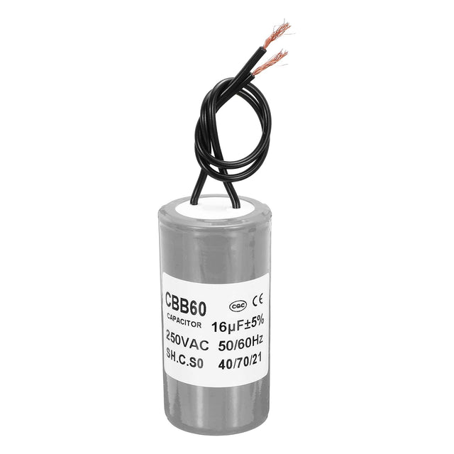 CBB60 CAPACITOR 16µF±5% 250VAC 50/60Hz SH.C.SO 40/70/21