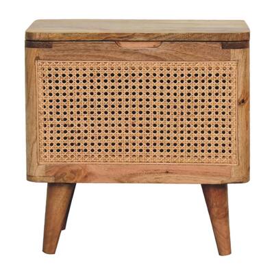 Artisan Furniture - Solid Wood Larissa Lid-up Storage Stool