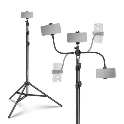 Neewer - Basics Tripod Stand, Dual Flexible Arms, Aluminum