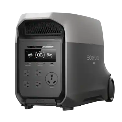 EcoFlow - DELTA 3 Ultra (3072 Wh Capacity) Portable Power Station,3600W AC Output,Solar Generator for Emergency/Home Use