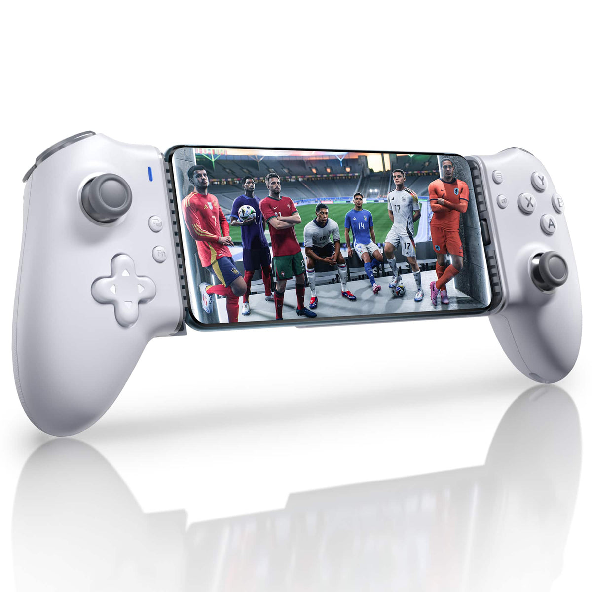 EasySMX - M15 USB-C Mobile Gaming Controller for Android/iPhone 15+ Series with Hall Trigger - White