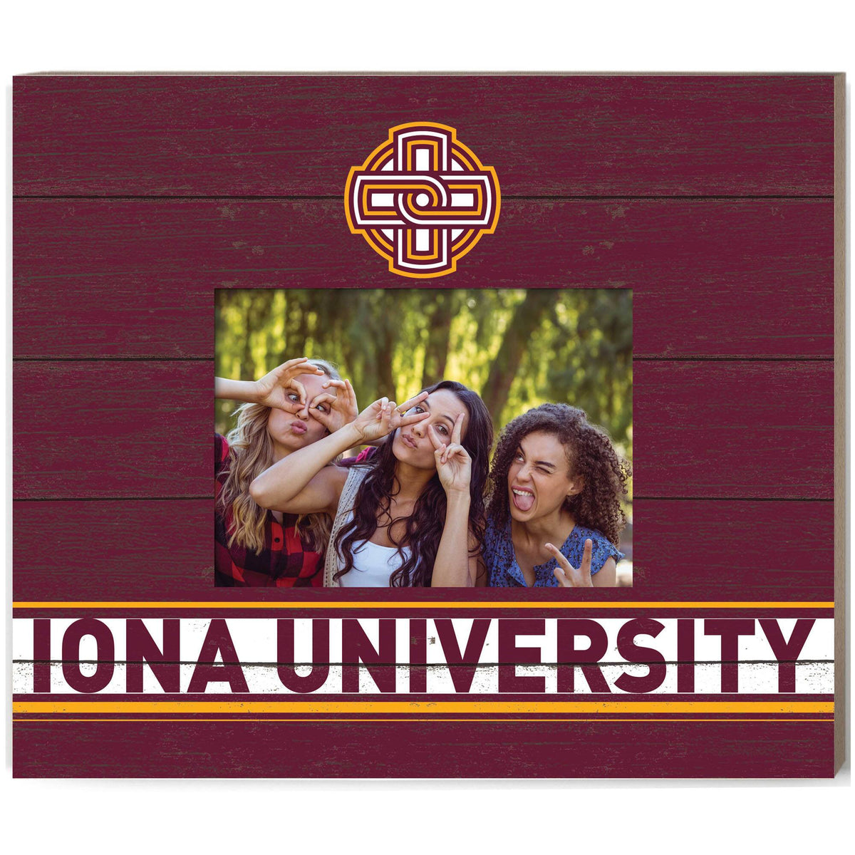 Jardine - Iona University Gaels 11'' x 13'' Team Spirit Scholastic Picture Frame - Maroon