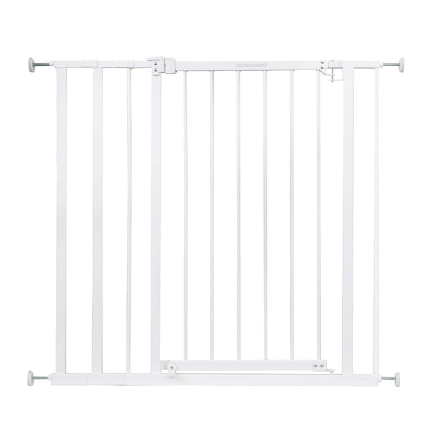 Front. Ingenuity - Ingenuity Ozzy & Kazoo 36” Tall Walk Through Dog Gate For Doorway or Stairway.