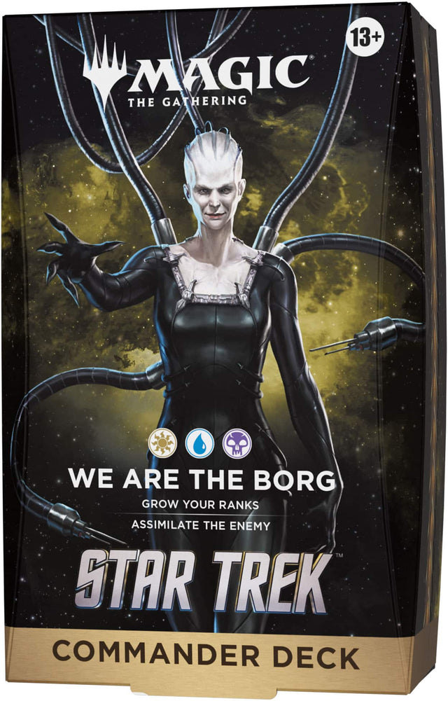 13+ MAGIC THE GATHERING WE ARE THE BORG GROW YOUR RANKS ASSIMILATE THE ENEMY STAR TREK COMMANDER DECK
