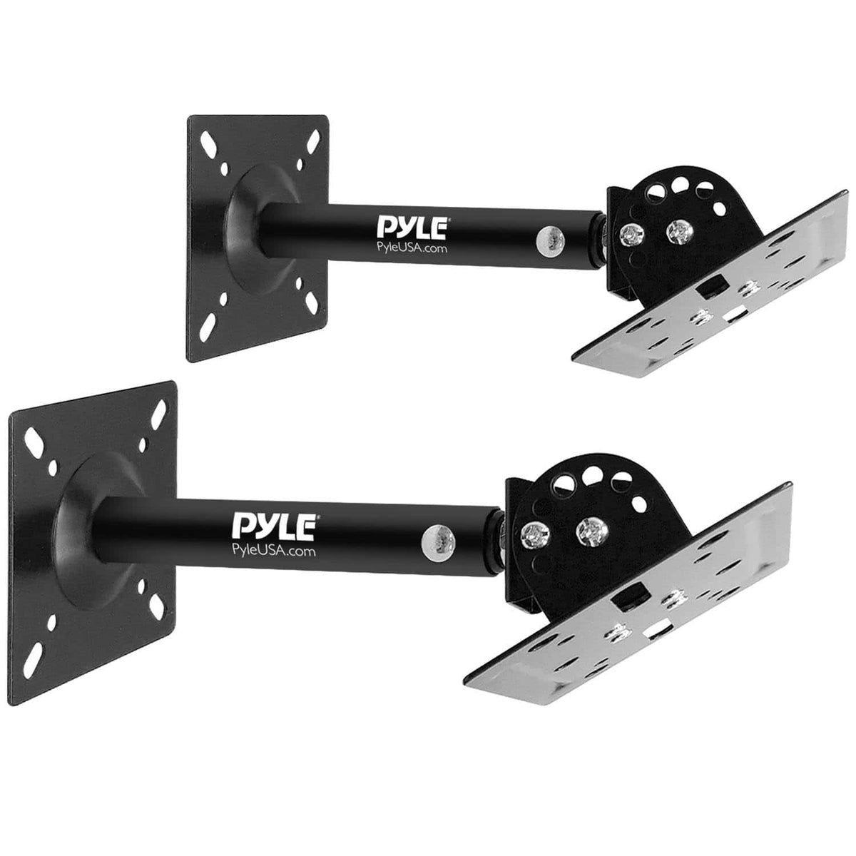 Universal Speaker Mounting Bracket - Ceiling & Wall Speaker Mount with Adjustable Swivel Tilt - Pyle