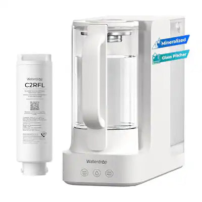 Waterdrop - C2SL Countertop Reverse Osmosis Water Filter, [ Mineral Added ] | EXTRA C2RFL Filter