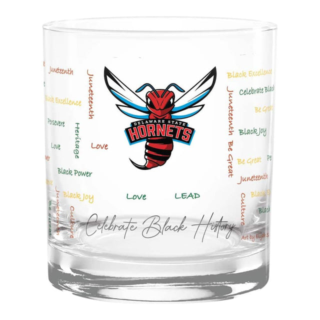 Juneteenth  
Black Excellence  
Celebrate Black  
Be Great  
Black Joy  
Black Power  
Love  
Heritage  
Persevere  
Culture  
LEAD  
Celebrate Black History  
Art by Elijah S  

Delaware State Hornets