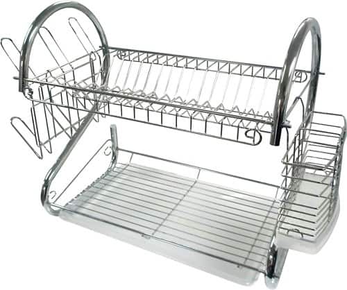 Better Chef - 16" Dish Rack - Chrome
