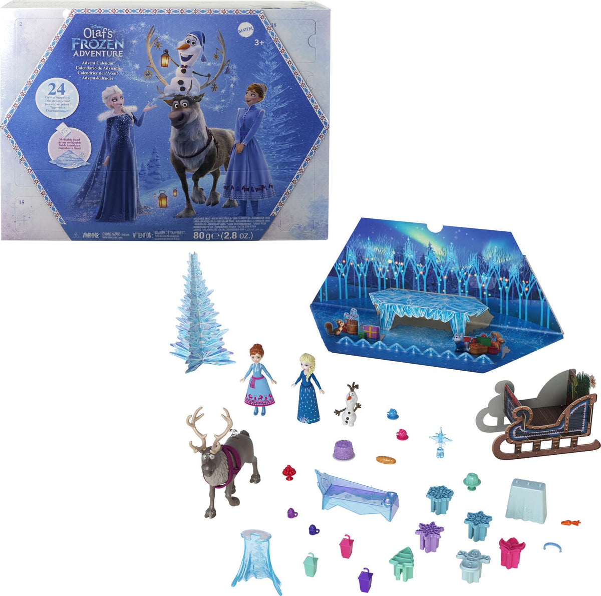Mattel - Disney Frozen Advent Calendar - COLLECTIBLES - Multicolor