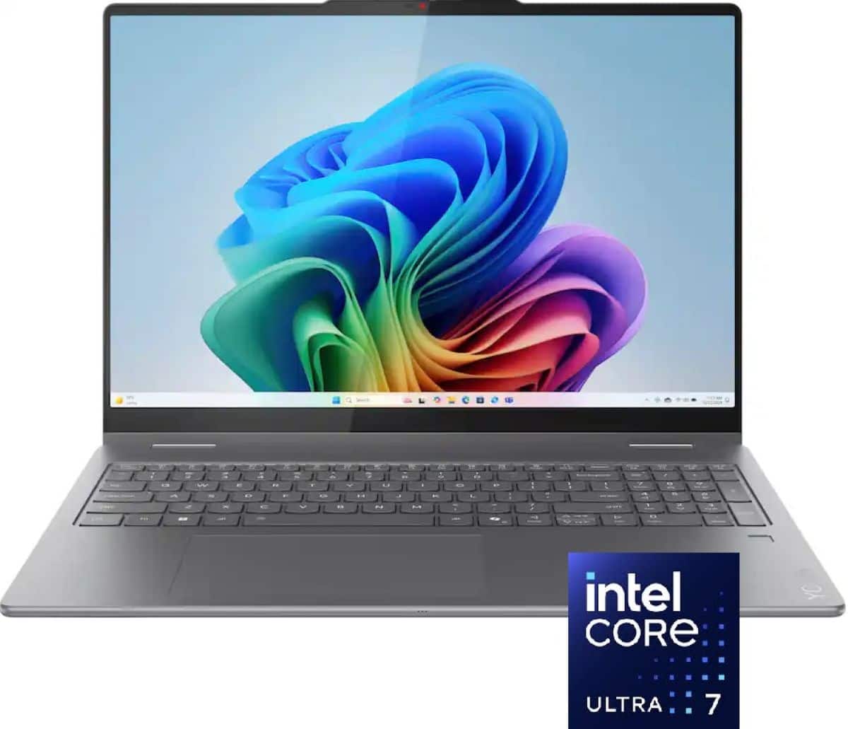 Lenovo - Yoga 7i 2-in-1 - Copilot+ PC - 16" 2K Touchscreen Laptop - Intel Core Ultra 7 256V 2024 - 16GB Memory - 1TB SSD - Luna Grey