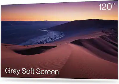 AWOL Vision - 120" Fixed Frame Projector Screen, Matte Gray ALR Screen with 170° Wide Viewing Angle, 16:9 8K/4K UHD Projection Screen