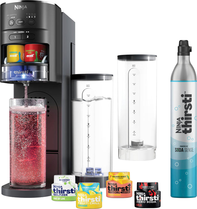 NINJA 3 12.10.24 12 - 24 - sparkling ... .   1 start size combo 1 2 LEMONADE -- . DRANBERRY TT LTWI - 13S aou thirsti   sode . - F an - a 2  M Y 2  - .  - - TM NINJA thirsti POWTREC FY SODA SENSE. dim CALORIES sUu I - - K SWELTENER i NINJA NINJA FCALDRIES 0 SUGAR thirsti SCALORIES - - 0 - SUCAI -  I thirsti FRUITI CHILL SCAFFES NINJA 0 SELTZER NINJA PEACH MANGO KINT OF LIME thirsti thirsti ZERO SODA FRUITI CHILL LEMONADE COLA