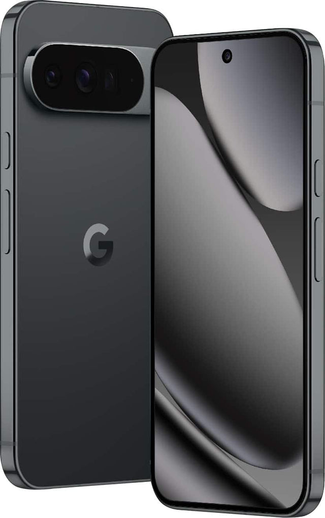 Front. Google - Pixel 10 Pro 128GB (Unlocked) - Obsidian.