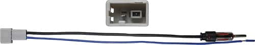 Front. Metra - Antenna Adapter for Select 2003-2023 Toyota Honda Mazda Acura - Black.