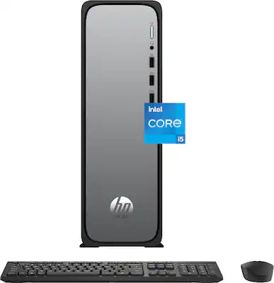 HP - OmniDesk Slim Desktop - Intel Core i5-14400 - 8GB DDR5 Memory - 512GB SSD