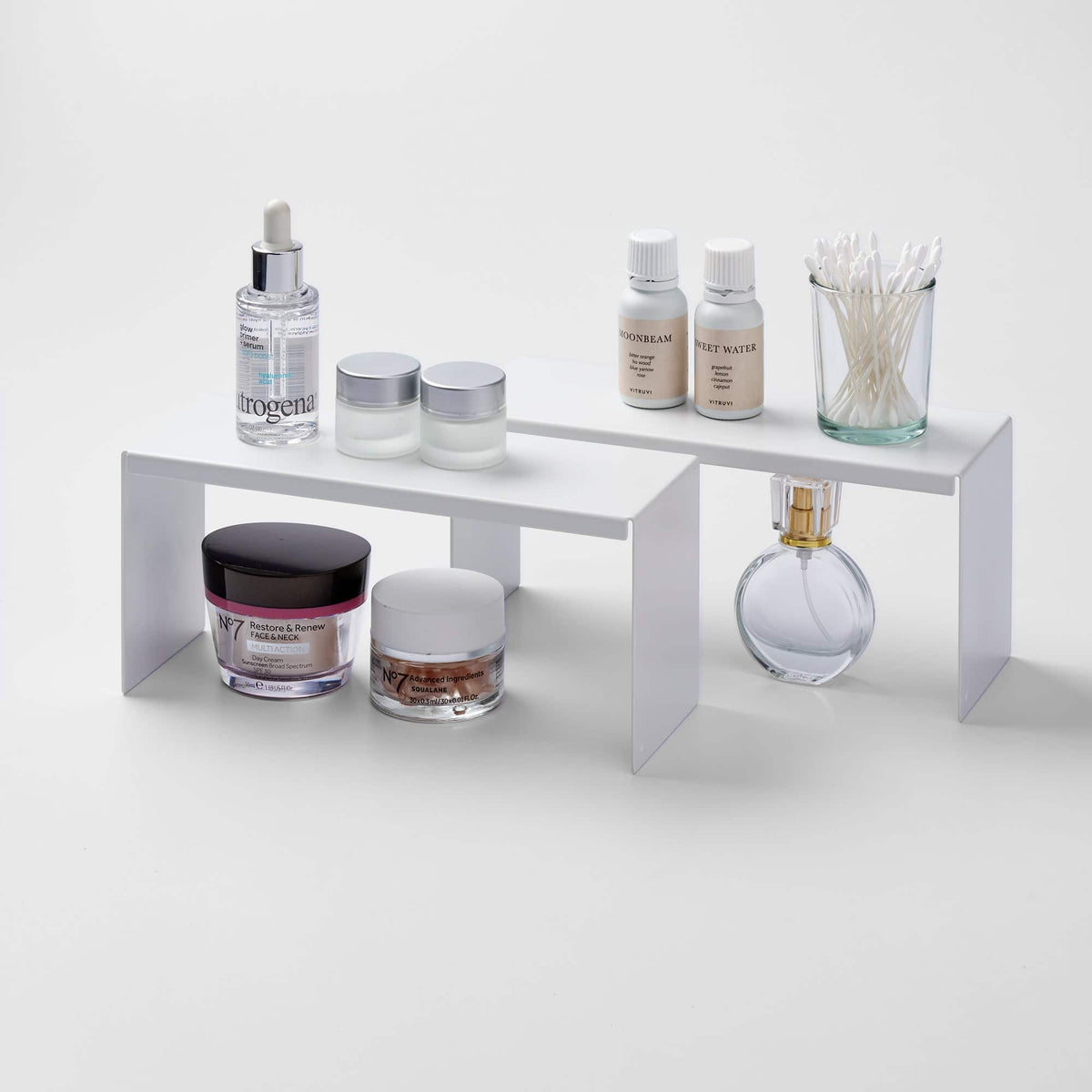 Yamazaki Home - Medicine Cabinet Riser [Set of 2] - Steel - White