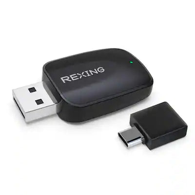 Rexing - CPW-42 Wireless CarPlay & Android Auto Adapter for iPhone (iOS 10+) and Android (Android 11+)