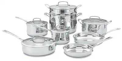 Cuisinart - Contour 13-Piece Cookware Set