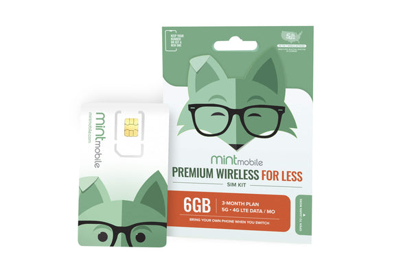 Mint Mobile - 6GB/mo Phone Plan - 3 Months of Wireless Service