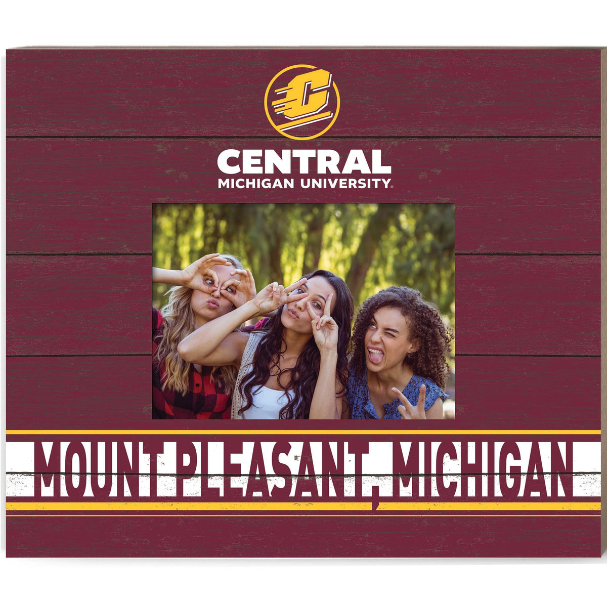 Jardine - Central Michigan Chippewas 11'' x 13'' Team Spirit Scholastic Picture Frame - Maroon