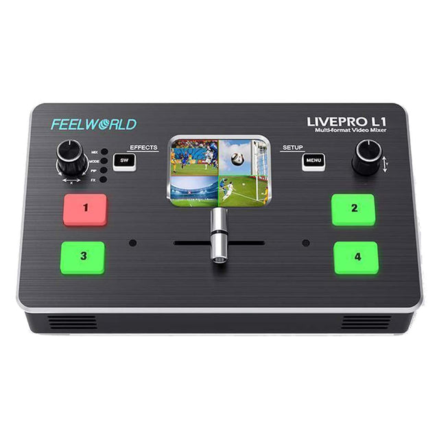 FEELWORLD LIVEPRO L1 Multi-format Video Mixer

EFFECTS SETUP MODE SW MENU

1 2 3 4