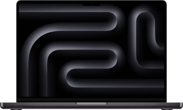 Front. Apple - MacBook Pro 14-inch Laptop - M5 Pro chip with 18-core CPU and 20-core GPU - 24GB Memory - 2TB SSD - Space Black.
