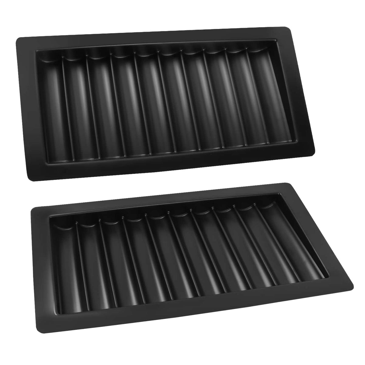 GSE Games & Sports Expert - Las Vegas Style Dealer Table Chips Tray Rack for Poker Chips (10 Rows, Holds 500 Chips)