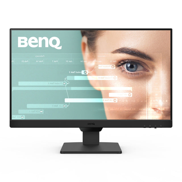 Front. BenQ - GW2490 23.8" IPS LED 1080p Monitor FHD 100Hz Ultra-Slim Bezel with Brightness Intelligence (HDMI/DP) - Black.