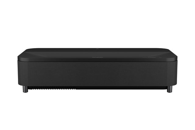 Front. Epson - LS800 4K PRO-UHD Ultra Short Throw 3-Chip 3LCD Laser Projector, 4000 Lumens, HDR, up to150", Android TV, Yamaha Speakers - Black.