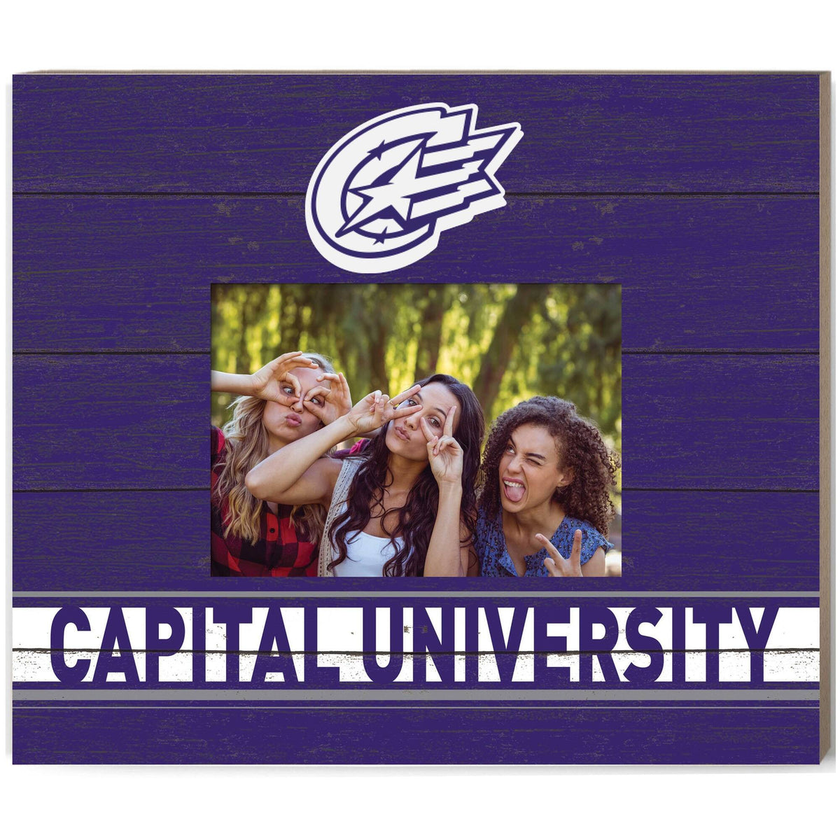 Jardine - Capital University Comets 11'' x 13'' Team Spirit Scholastic Picture Frame - Purple