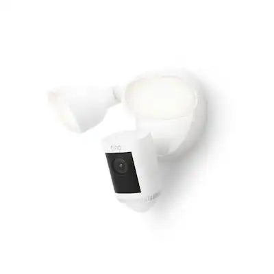 Ring - Floodlight Cam Pro with 2K Video and Ring Vision, 2 LED Lights, Dual Band Wi-Fi, and 3D Motion Detection
