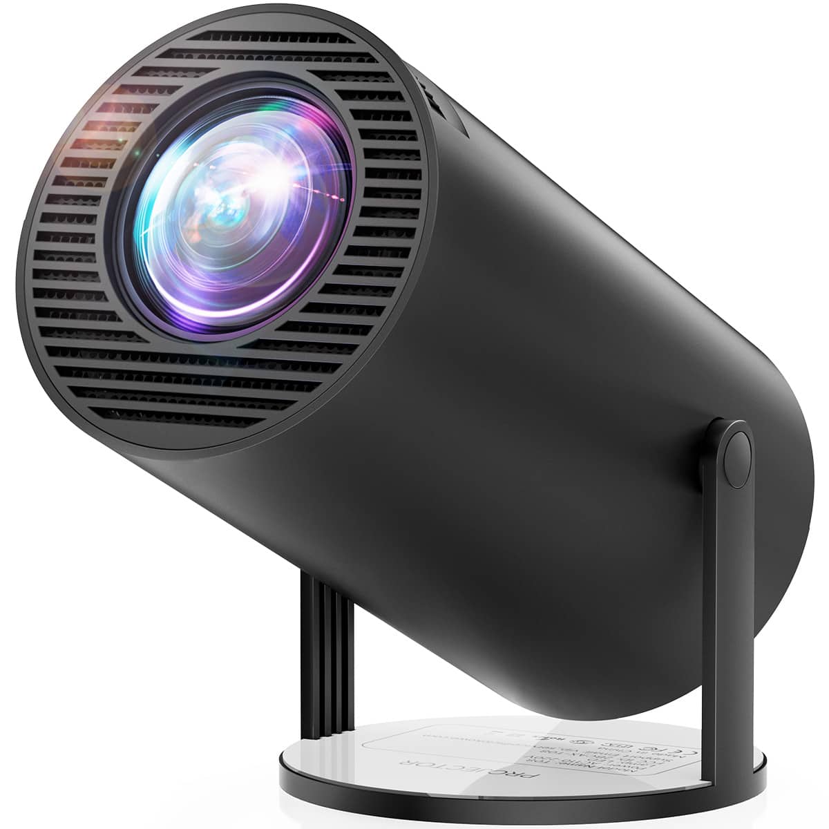 COQOOL - Projector 1080P Full HD, Mini Projector Smart for Movie Projection Compatible with Phone - Black