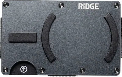 The Ridge Wallet - Gunmetal MagSafe Wallet Cash Strap