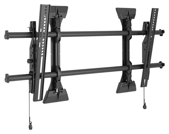 Front. Chief - LARGE FUSION MICRO ADJUST TILTWALL MOUNT - Black.