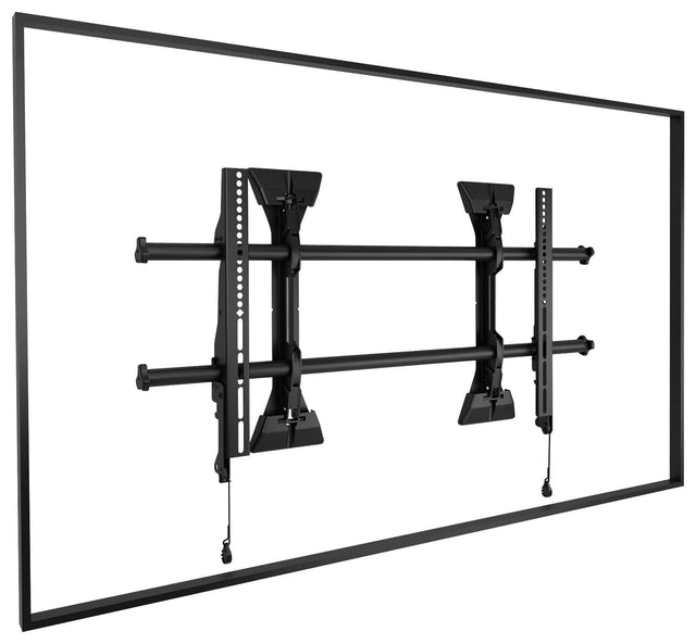 Front. Chief - LARGE FUSION MICRO-ADJUSTABLEFIXED WALL DISPLAY - Black.
