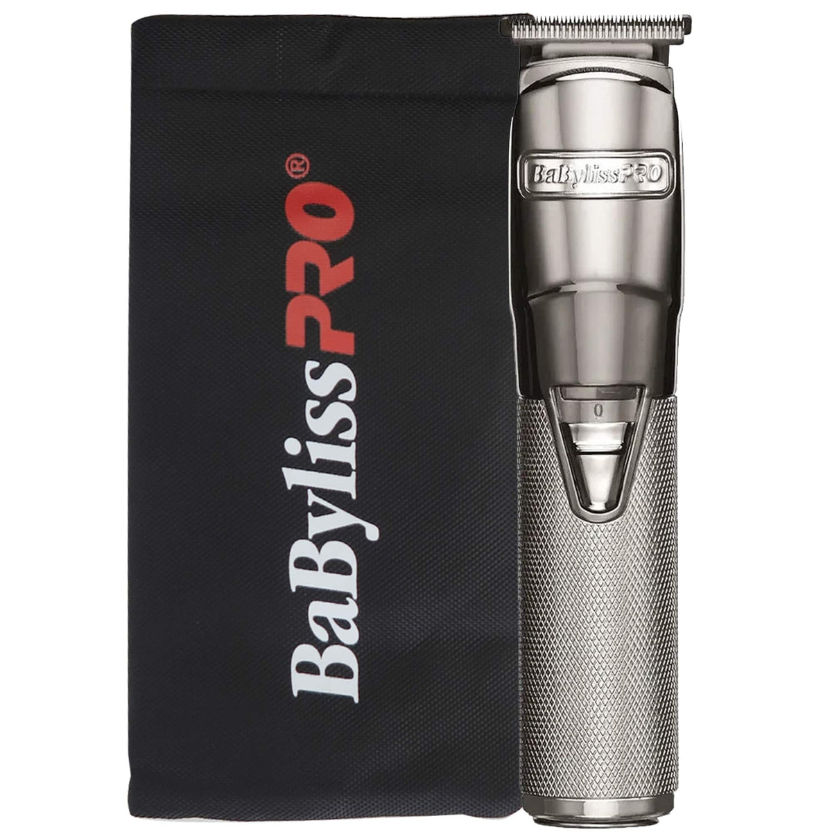 Babyliss - Pro FX788S FX Cordless Trimmer with Barber Clipper Trimmer Pouch - Silver