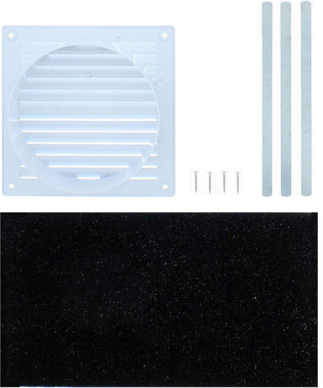 Front. Zephyr - Recirculating Kit for AK90 Range Hood - Black.