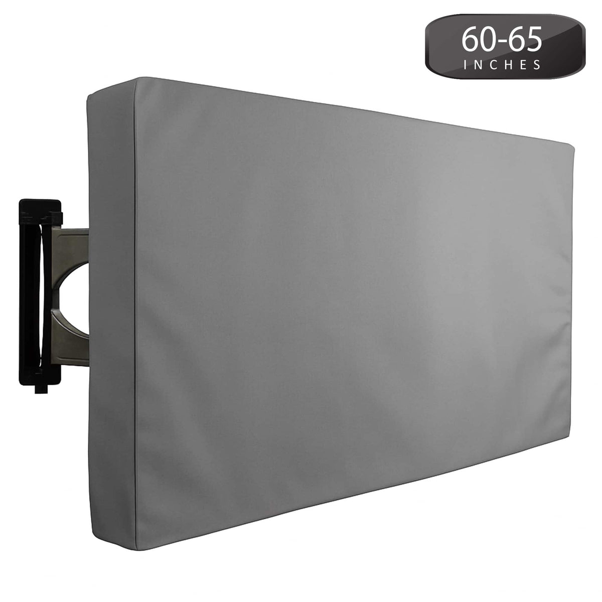 KHOMO GEAR - Outdoor TV Cover 60" to 65" – Weatherproof Protector for Flat Screen TVs - Gray