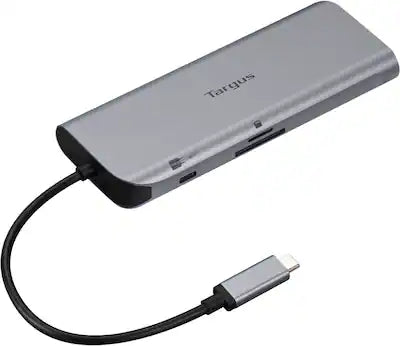 Targus - USB-C Alt. Mode Dual HDMI 4K Mobile Dock with 140W EPR Pass-Thru & SD Reader